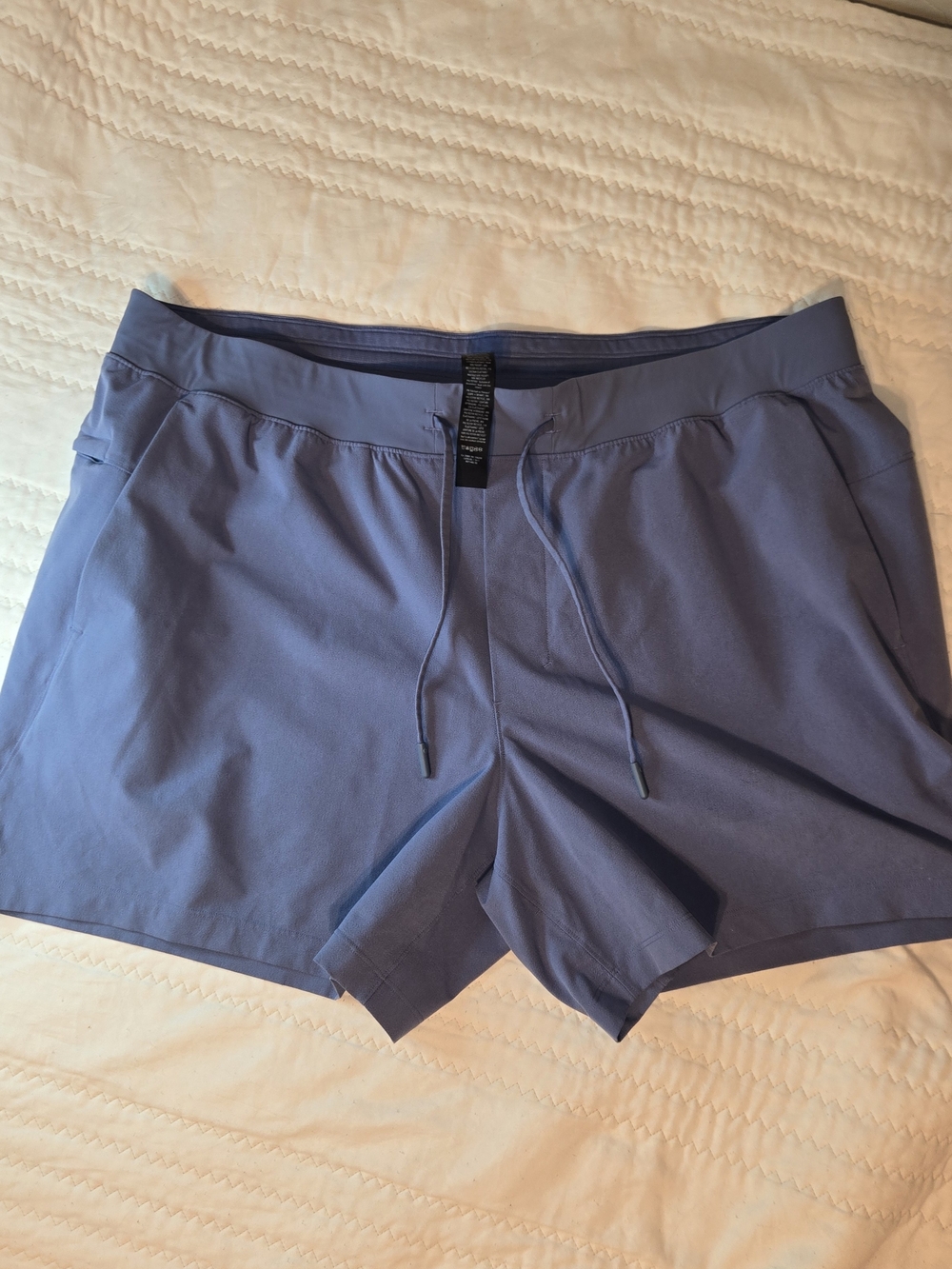 lululemon athletica Men's Drawstring Athletic Shorts in Slate Blue